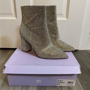 Madden Girl Flex-R Diamond Heeled Booties